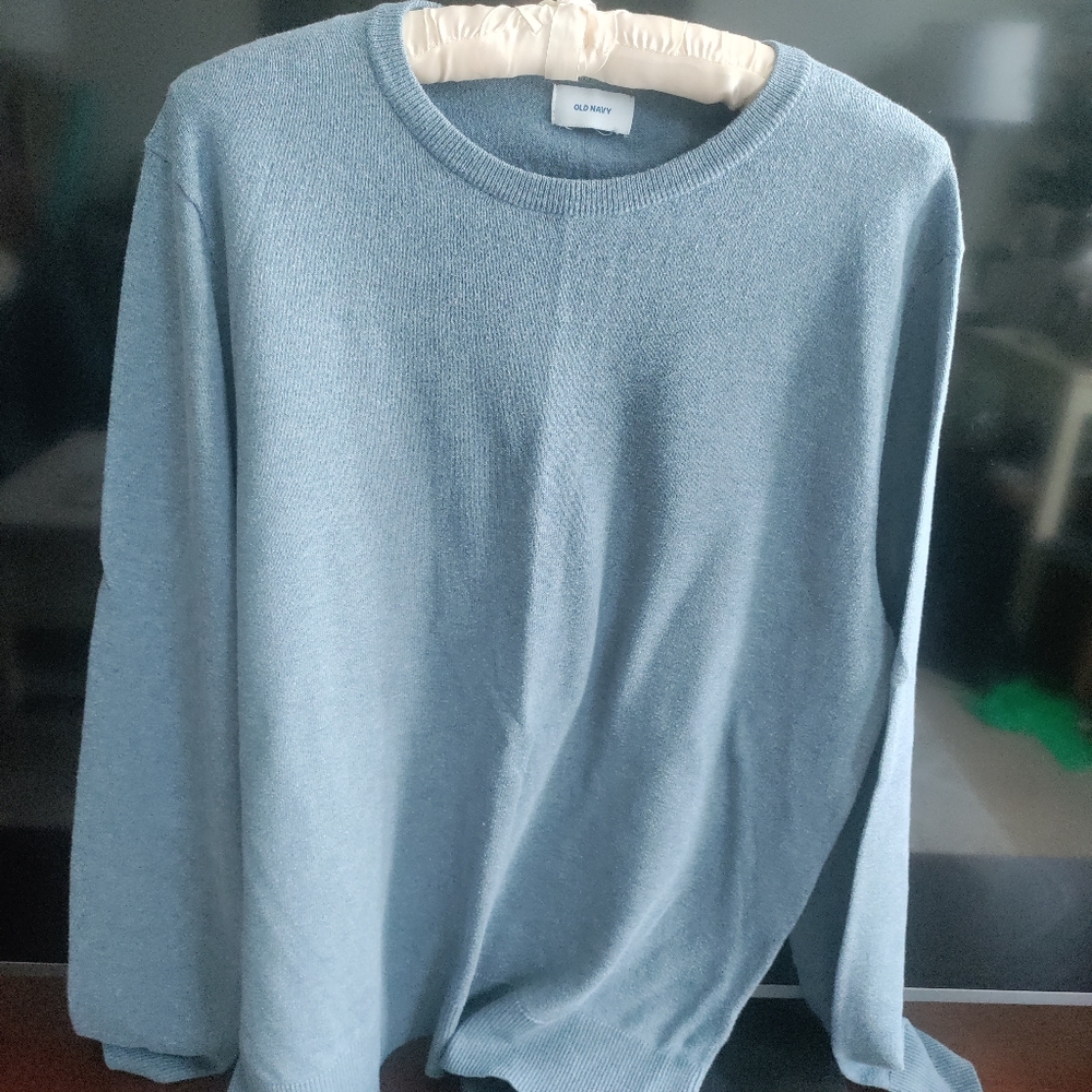 Bundle - Oatmeal, Pink, Blue, Cotton, Large, Men's Sweaters, Cozy, Washed